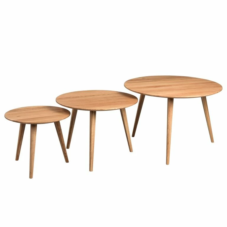 Loftscape Naturoo Table Basse Blond III – Chêne Sauvage Massif