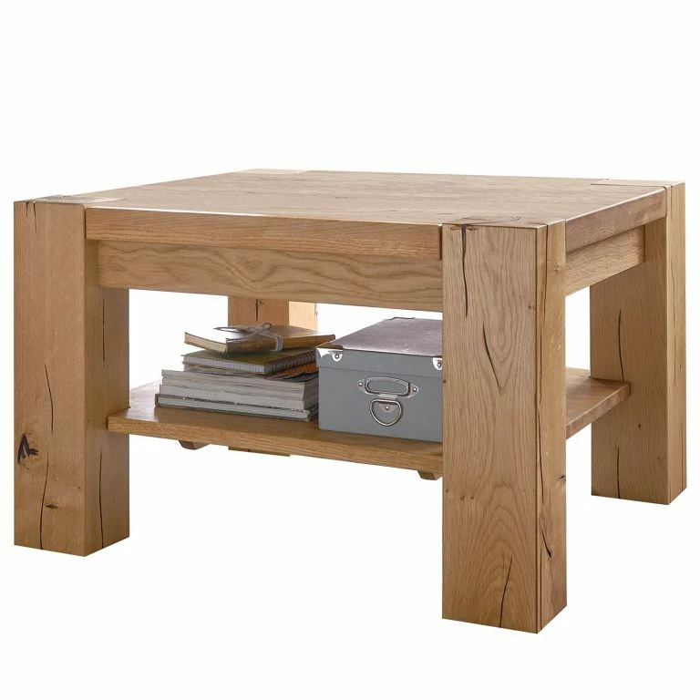loftscape Naturoo Table basse Flatwoods – Chêne sauvage massif