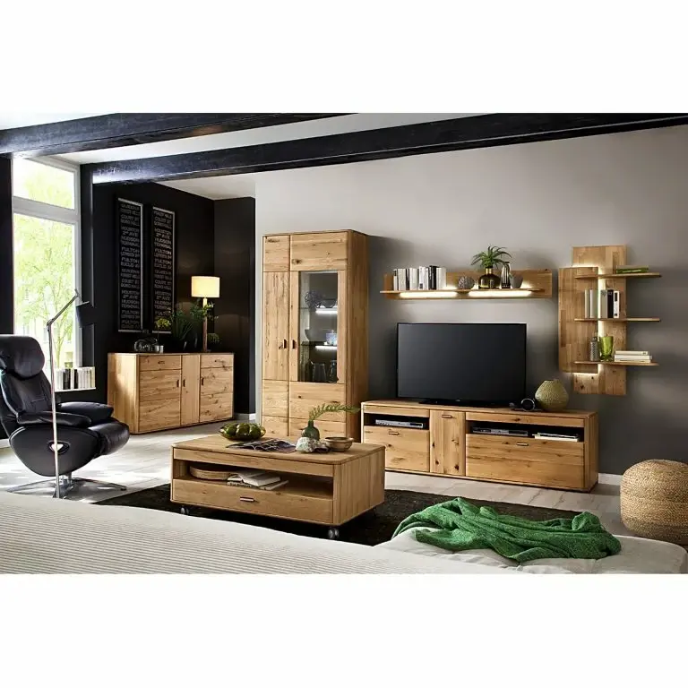 Loftscape Naturoo Table Basse Forge – Chêne Massif – Chêne De Poutre Bianco