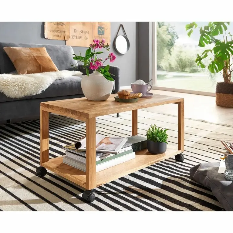 Loftscape Naturoo Table Basse Jowa II – Chêne Sauvage Massif
