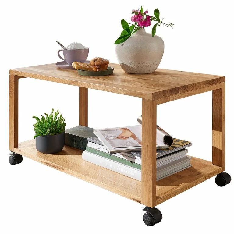 loftscape Naturoo Table basse Jowa II – Chêne sauvage massif