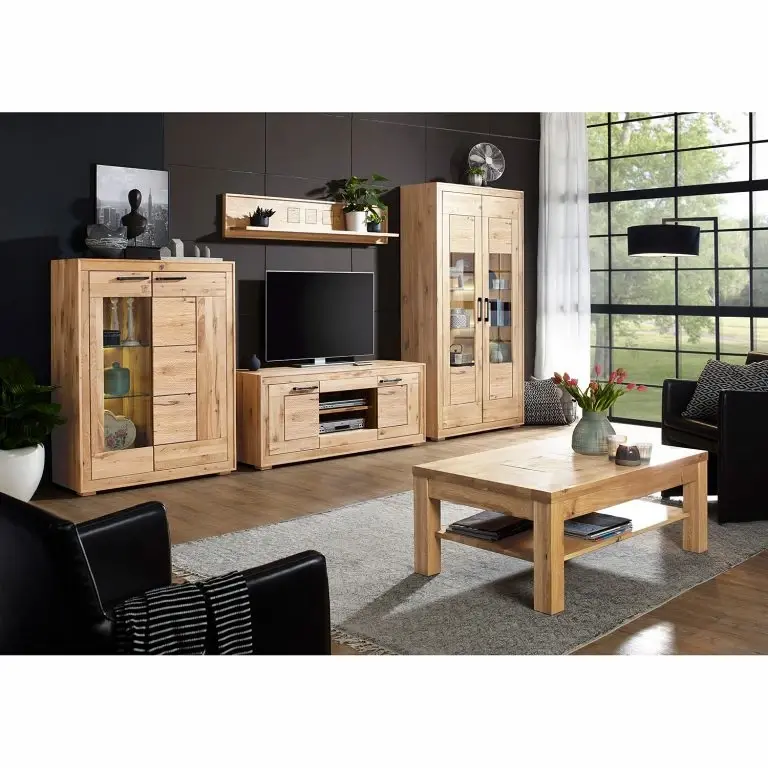 Loftscape Naturoo Table Basse Juillan – Chêne Sauvage Massif – 118 X 70 Cm