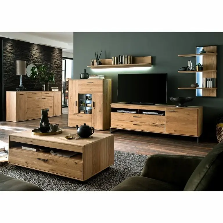 Loftscape Naturoo Table Basse Kiah – Chêne à Nœuds Massif