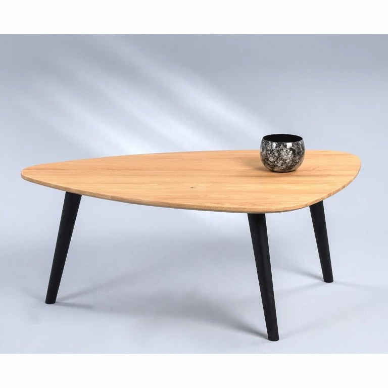 Loftscape Naturoo Table Basse Le Verdier I – Chêne Sauvage / Hêtre Massif – Chêne Sauvage / Noir