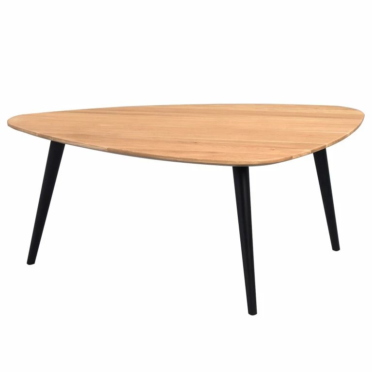loftscape Naturoo Table basse Le Verdier II – Chêne sauvage / Hêtre massif – Chêne sauvage / Noir