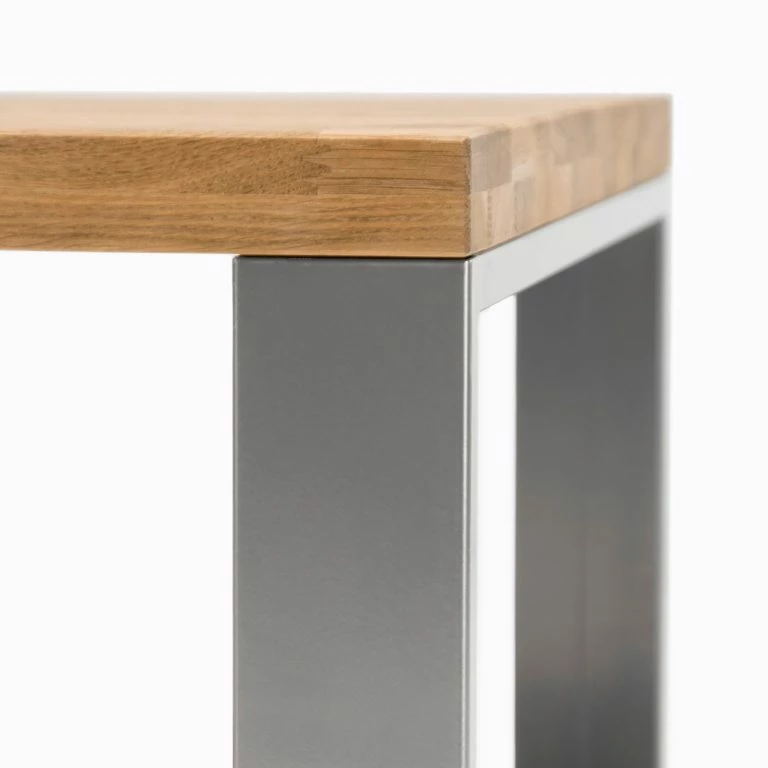 Loftscape Naturoo Table Basse Purros – Chêne Massif – Anthracite