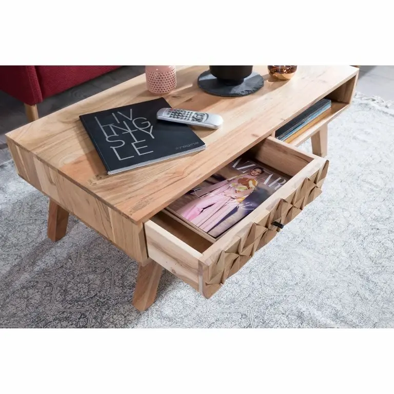 Loftscape Naturoo Table Basse Riverville – Sheesham Massif