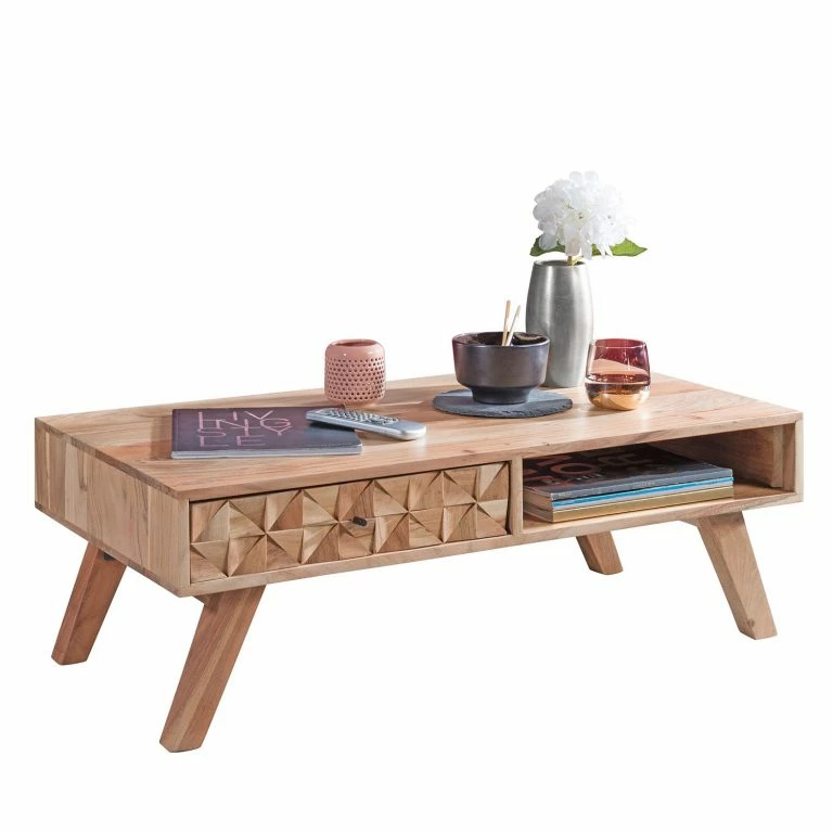 Loftscape Naturoo Table Basse Riverville – Sheesham Massif