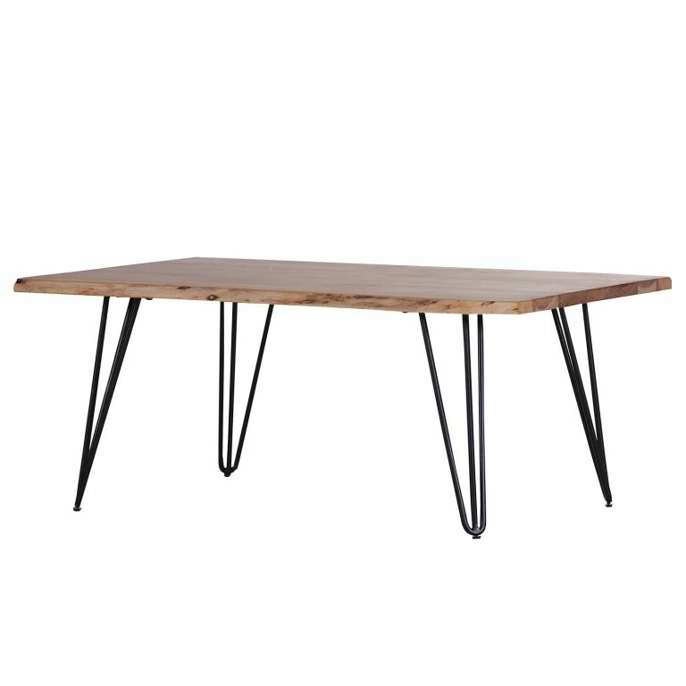 Loftscape Naturoo Table Basse Tardo – Acacia Massif – Noir