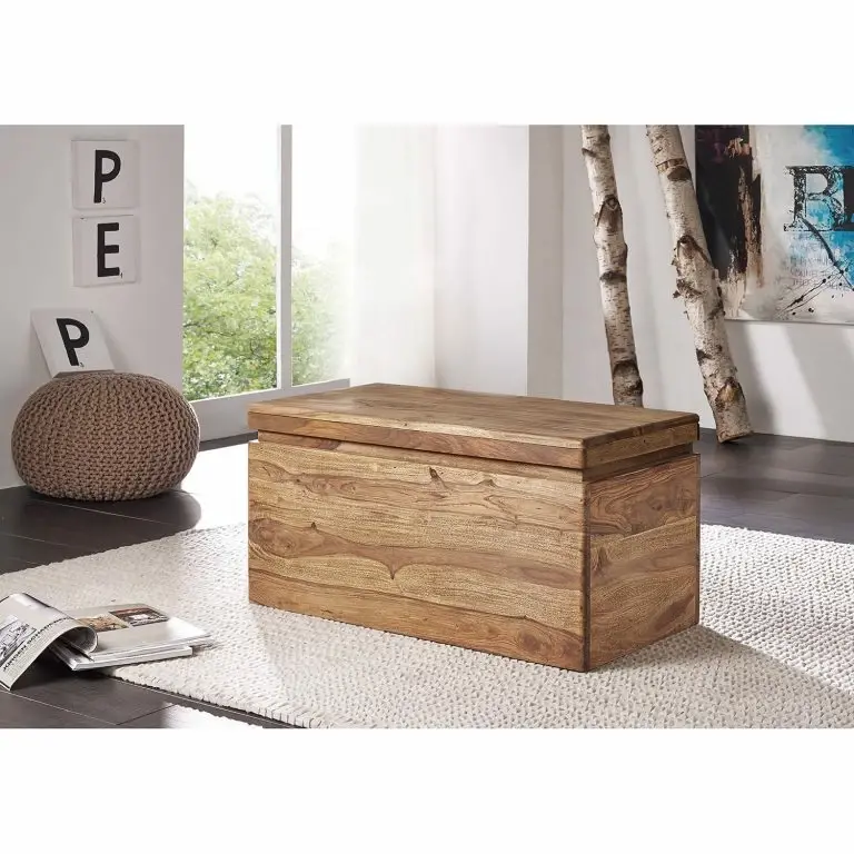 Loftscape Naturoo Table Coffre Gaspar – Sheesham Massif