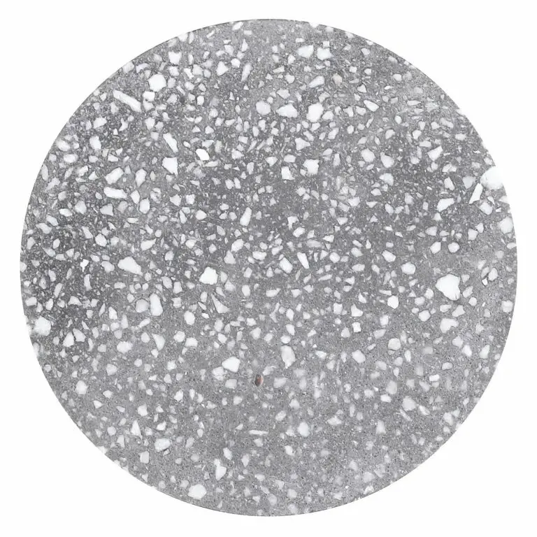 Loftscape Norrwood Bout De Canapé Terrazzo I – Terrazzo / Métal – Multicolore / Blanc