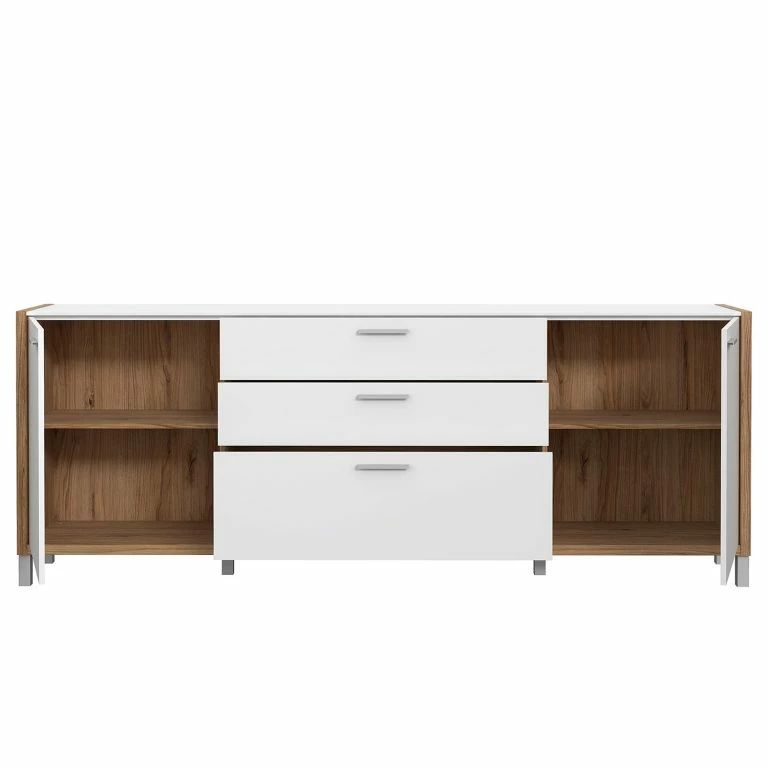 Loftscape Norrwood Buffet Boyd II – Blanc / Imitation Chêne