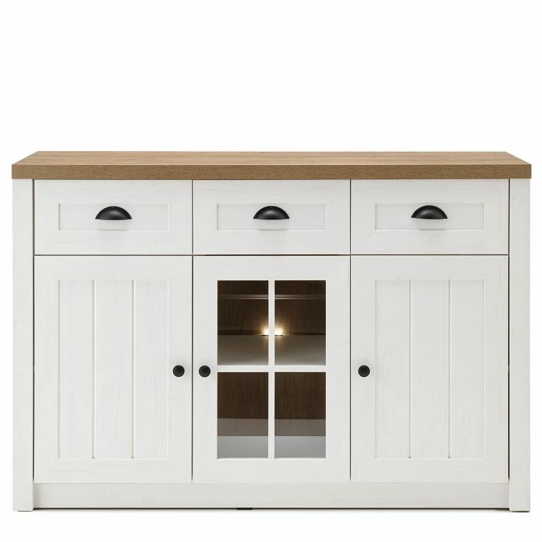 Loftscape Norrwood Buffet Proville I – Imitation Chêne Blanc / Imitation Chêne