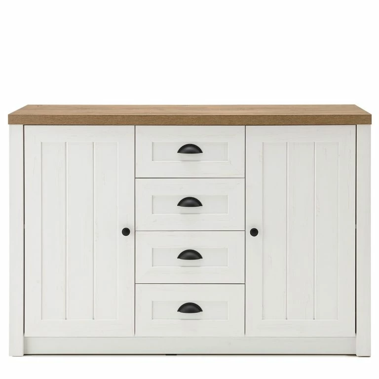 Loftscape Norrwood Buffet Proville II – Imitation Chêne Blanc / Imitation Chêne