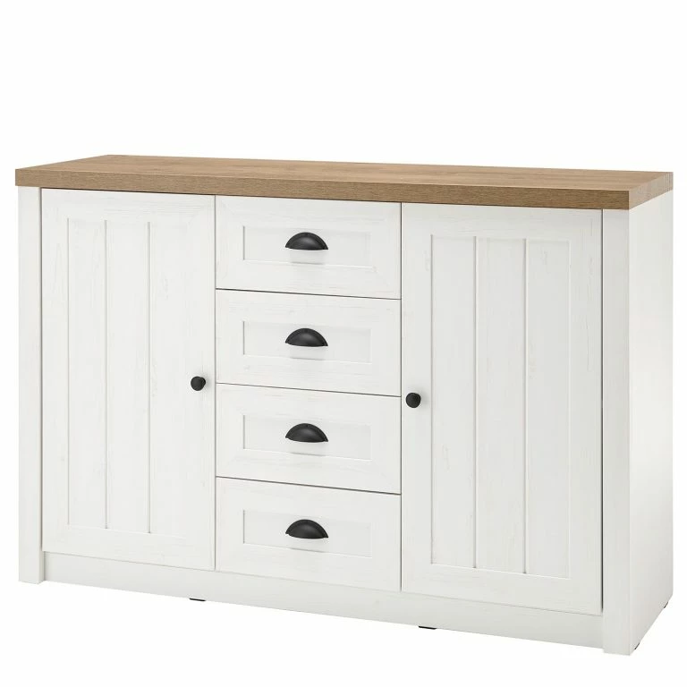 loftscape Norrwood Buffet Proville II – Imitation chêne blanc / Imitation chêne