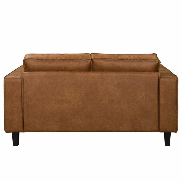 Loftscape Norrwood Canapé 2 Places MAISON – Tissage à Plat – Tissu Composite Xia: Cognac