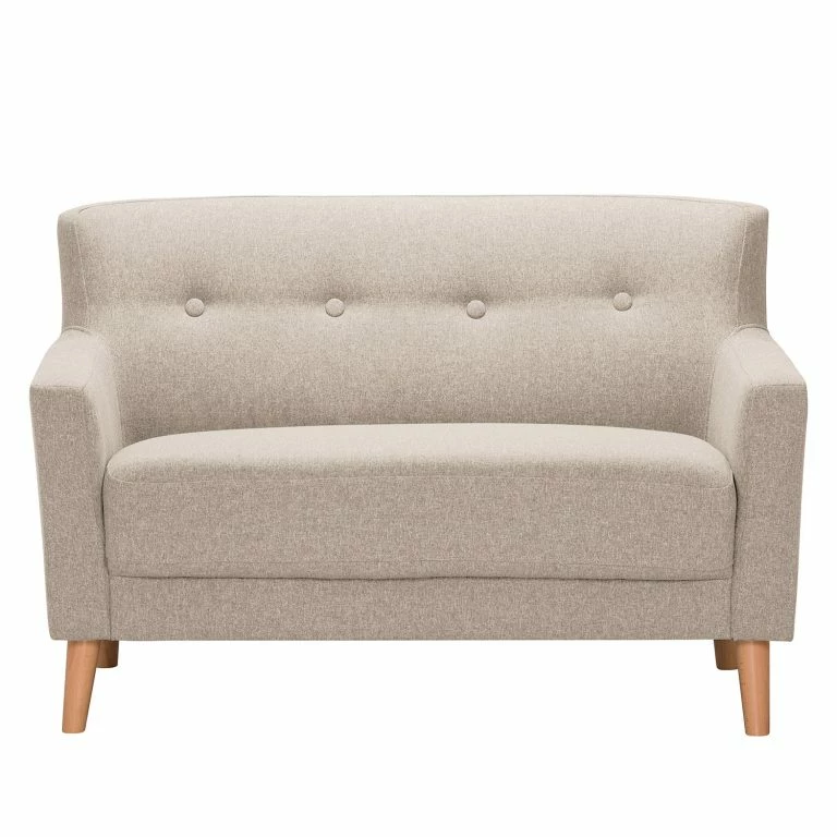 Loftscape Norrwood Canapé Bette II (2 Places) – Tissu – Gris Clair