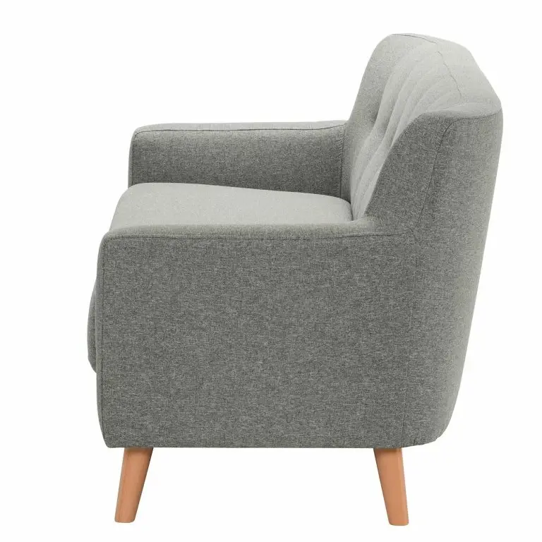 Loftscape Norrwood Canapé Bette II (3 Places) – Tissu – Gris