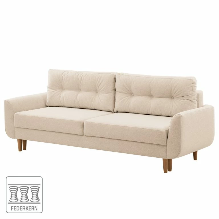 Loftscape Norrwood Canapé Convertible Kaavi I – Tissu – Tissu Deran: Crème