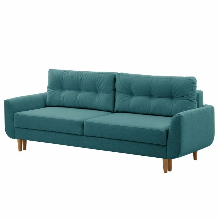 loftscape Norrwood Canapé convertible Kaavi I – Tissu – Tissu Deran: Pétrole