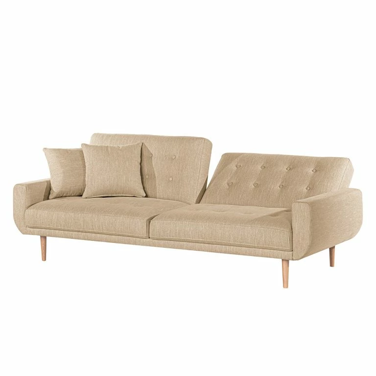 Loftscape Norrwood Canapé Convertible Vaise I – Velours – Tissu Meara: Beige