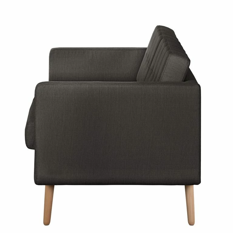 Loftscape Norrwood Canapé Croom I (3 Places) – Microfibre – Tissu Polia: Gris Foncé