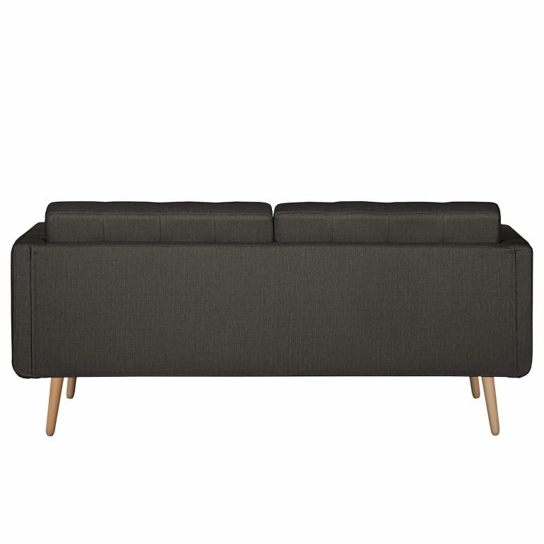 Loftscape Norrwood Canapé Croom I (3 Places) – Microfibre – Tissu Polia: Gris Foncé