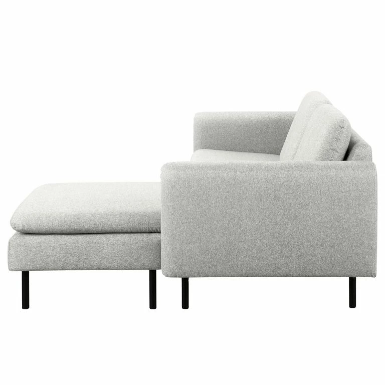 Loftscape Norrwood Canapé D’angle La Motte – Tissu – Tissu Sogol: Gris Clair – Largeur : 160 Cm