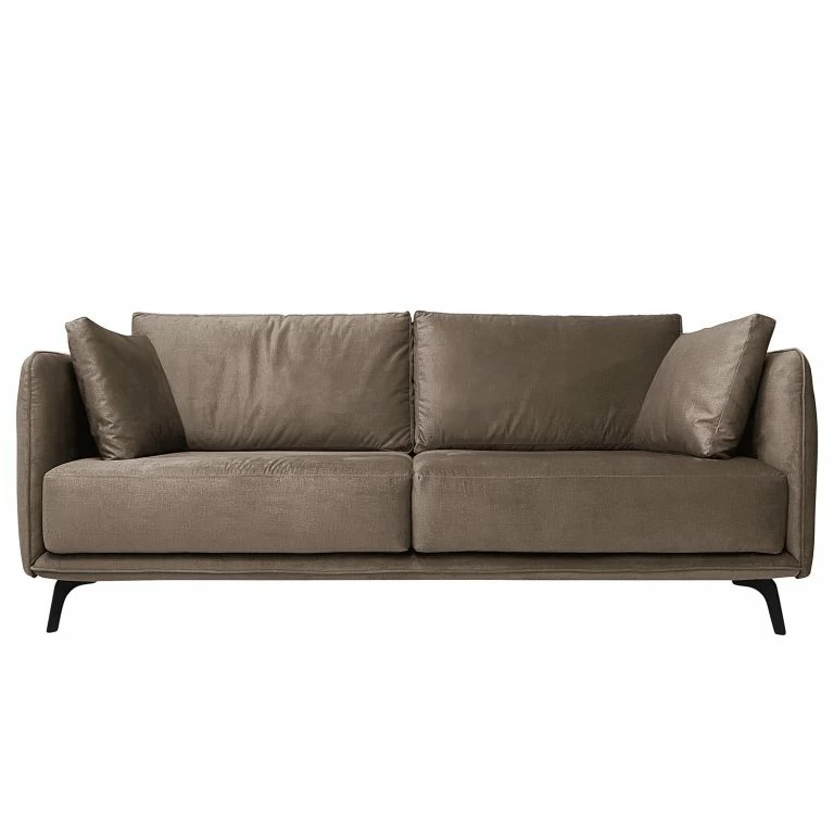 Loftscape Norrwood Canapé Frederike (2 5 Places) – Microfibre Faria: Gris Marron
