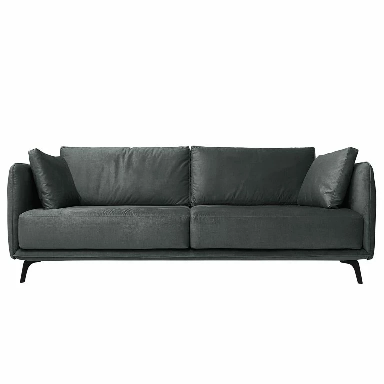 Loftscape Norrwood Canapé Frederike (3 Places) – Microfibre Faria: Gris Foncé