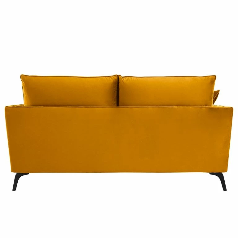 Loftscape Norrwood Canapé Gobabis (2 Places) – Velours Ravi: Jaune Moutarde