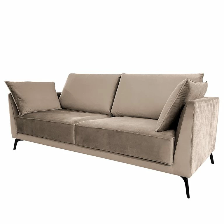 loftscape Norrwood Canapé Gobabis (3 places) – Velours Ravi: Beige