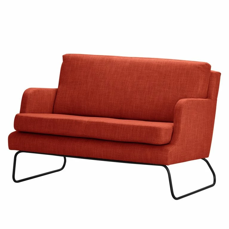 loftscape Norrwood Canapé Kopu I (2 places) – Tissu – Tissu Noela: Rouge brique