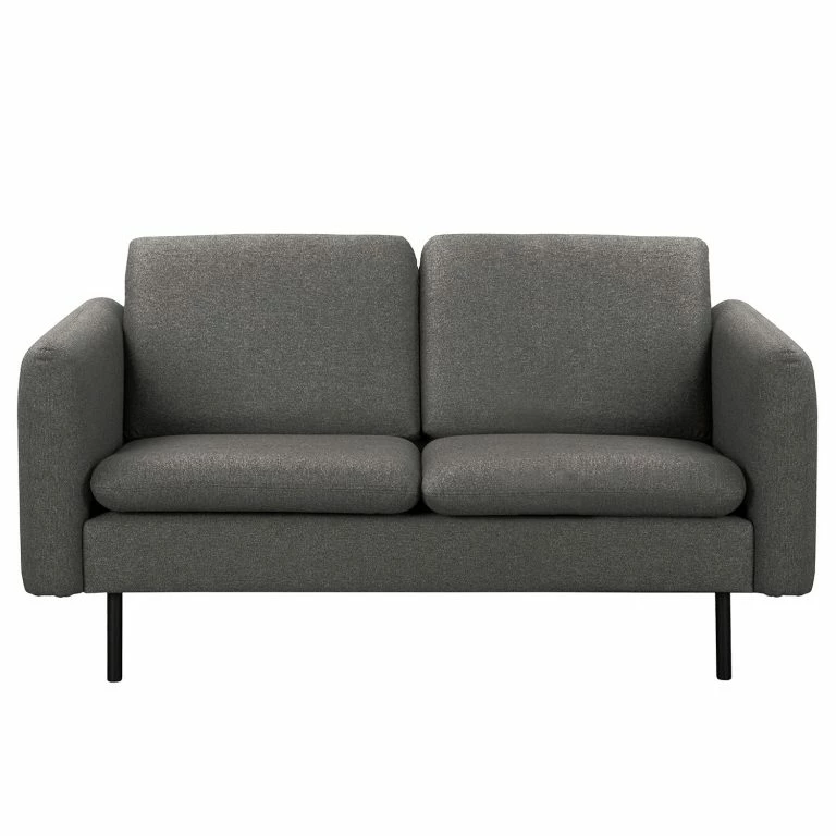 loftscape Norrwood Canapé La Motte (2 places) – Tissu – Tissu Sogol: Gris foncé