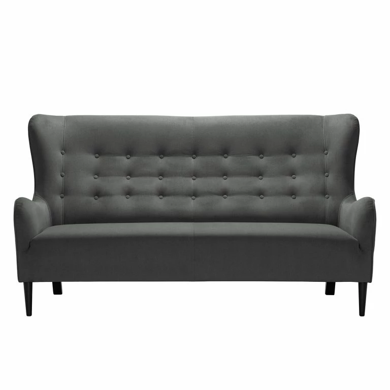 Loftscape Norrwood Canapé Leke I (3 Places) – Tissu – Microfibre Sela: Gris Foncé
