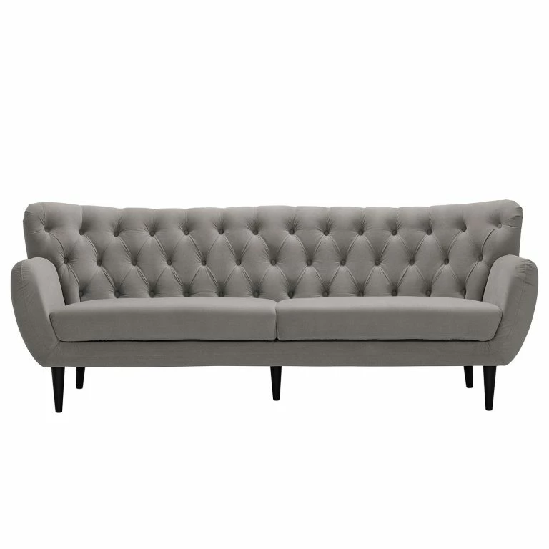 Loftscape Norrwood Canapé Lowen I (2-3 Places) – Velours – Microfibre Sela: Gris