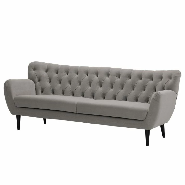 loftscape Norrwood Canapé Lowen I (2-3 places) – Velours – Microfibre Sela: Gris