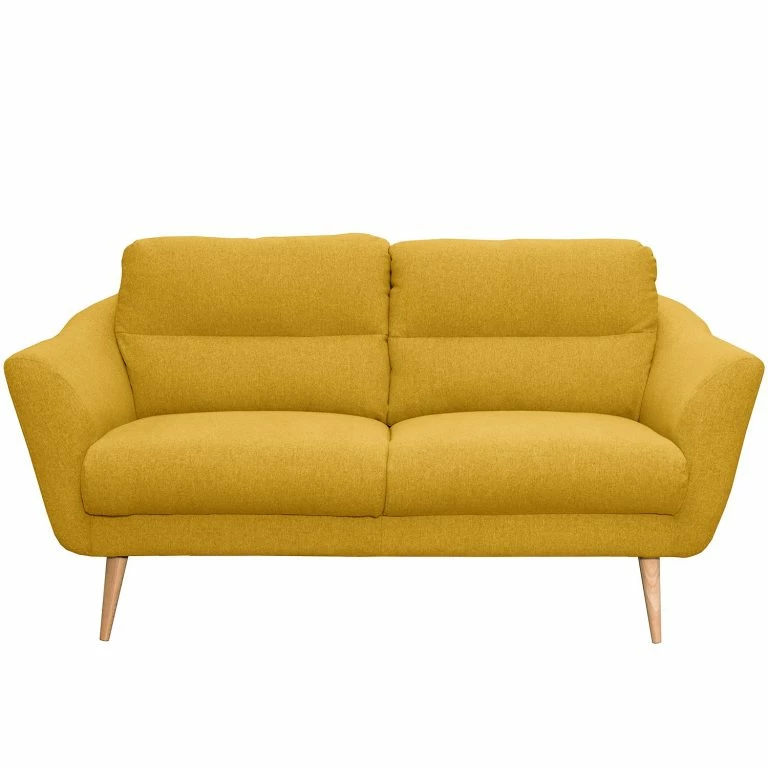Loftscape Norrwood Canapé Lucinda I (2-3 Places) – Tissu – Tissu Hanabi: Jaune – Beige