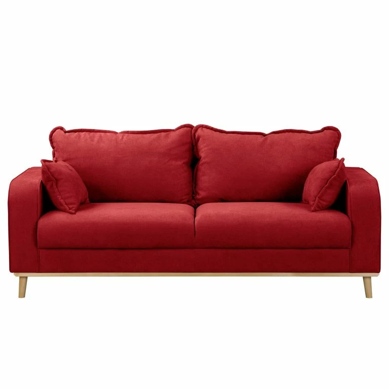 Loftscape Norrwood Canapé Nante (3 Places) – Microfibre Enza: Rouge