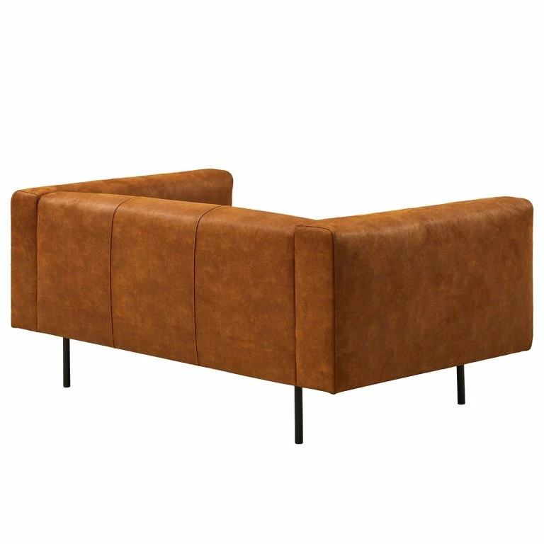 Loftscape Norrwood Canapé Onaka (2 Places) – Cuir Synthétique Burga: Cognac