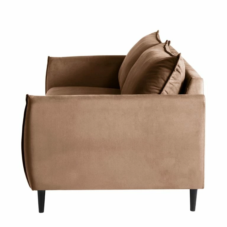Loftscape Norrwood Canapé Palawan (3 Places) – Microfibre Jada: Marron Foncé
