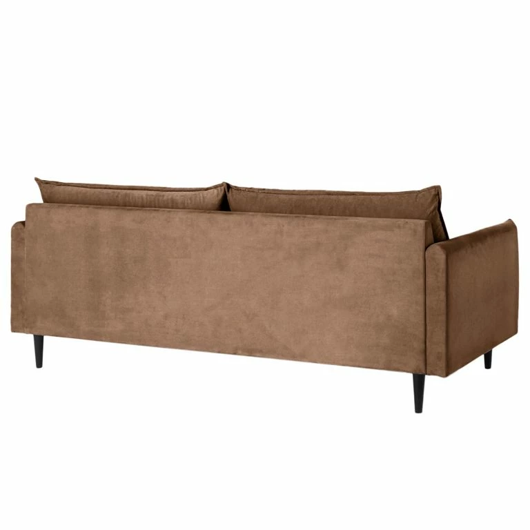 Loftscape Norrwood Canapé Palawan (3 Places) – Microfibre Jada: Marron Foncé