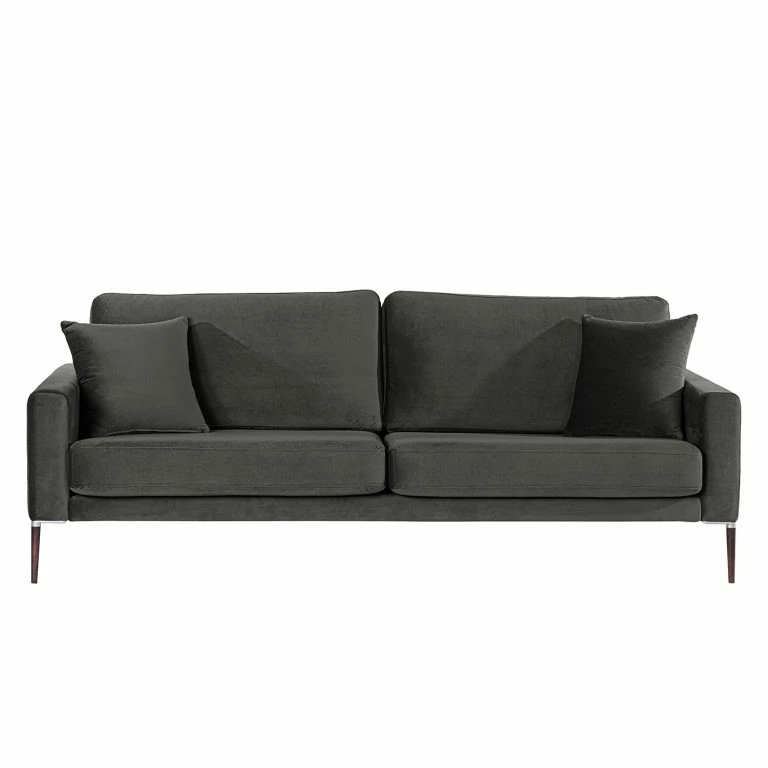 Loftscape Norrwood Canapé Sauvo I (3 Places) – Velours – Velours Ravi: Anthracite
