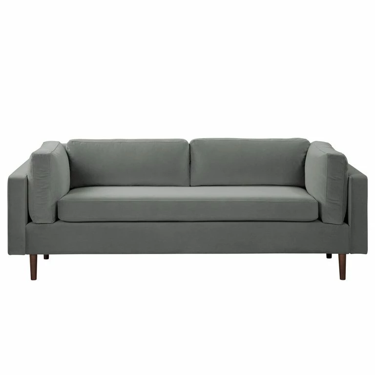 Loftscape Norrwood Canapé Sesame (3 Places) – Velours Vaia: Gris