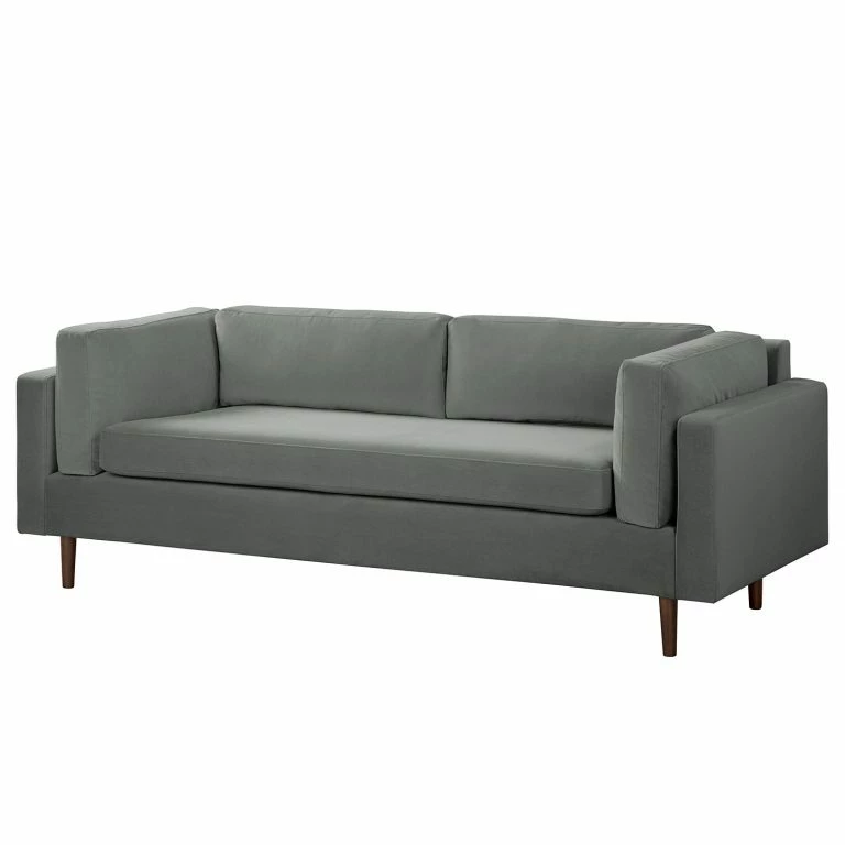 loftscape Norrwood Canapé Sesame (3 places) – Velours Vaia: Gris