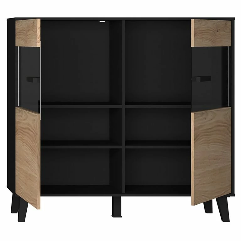 Loftscape Norrwood Commode Argenteuil II – Imitation Chêne Artisan / Noir