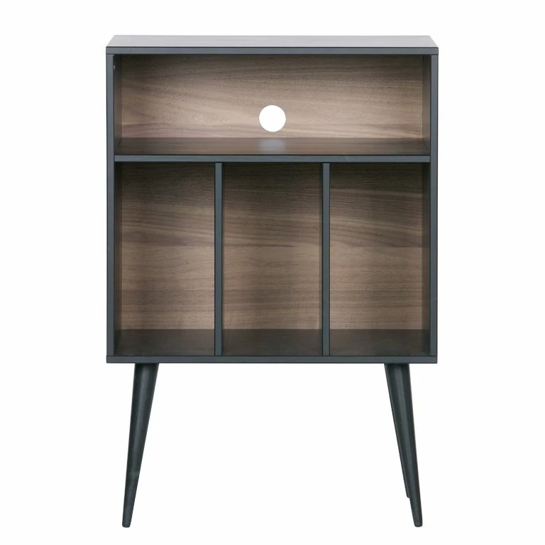 Loftscape Norrwood Commode Lahti – Partiellement En Pin Massif – Pin Noir / Noyer