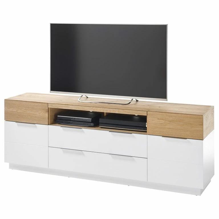 Loftscape Norrwood Enfilade Akaa I – Placage En Bois Véritable – Chêne / Blanc