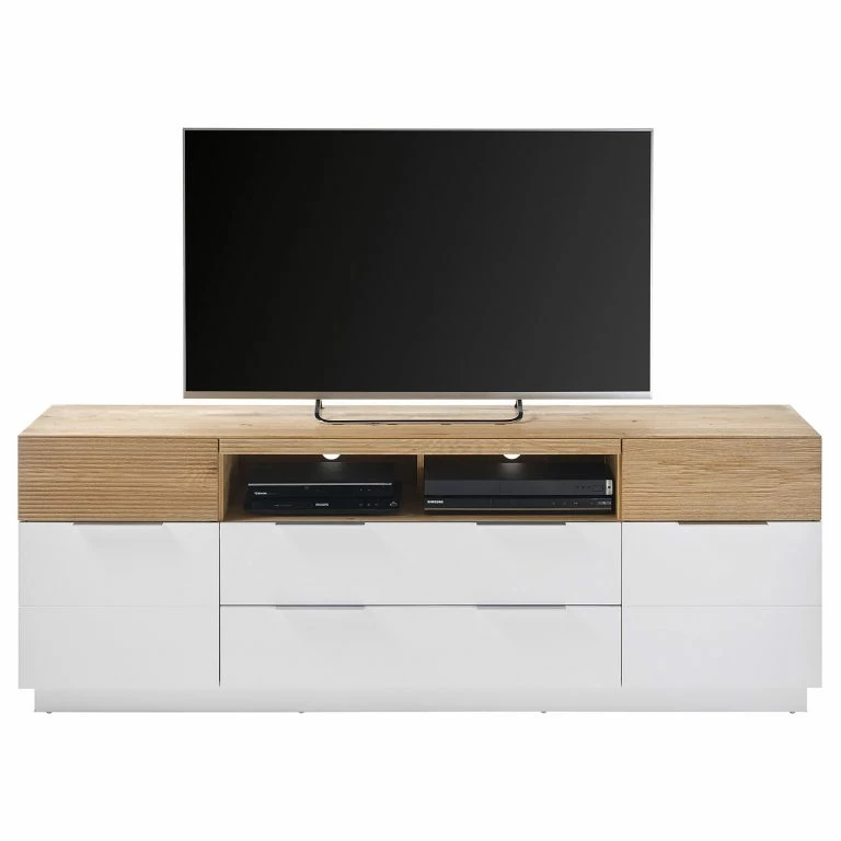 Loftscape Norrwood Enfilade Akaa I – Placage En Bois Véritable – Chêne / Blanc