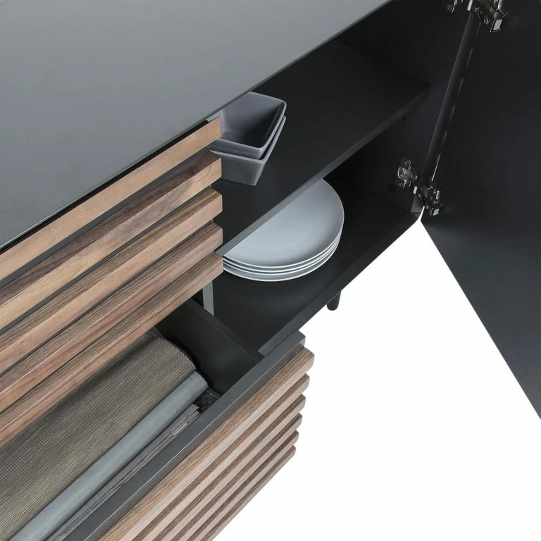 Loftscape Norrwood Enfilade Kipra – Noyer Contreplaqué – Graphite